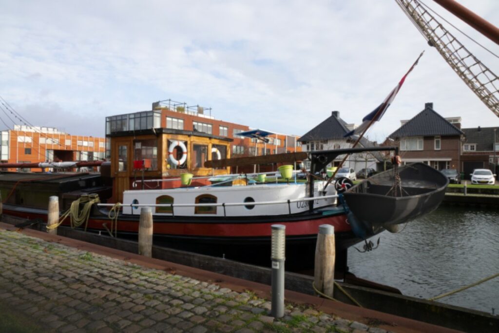 Achterkant van het schip, de roef