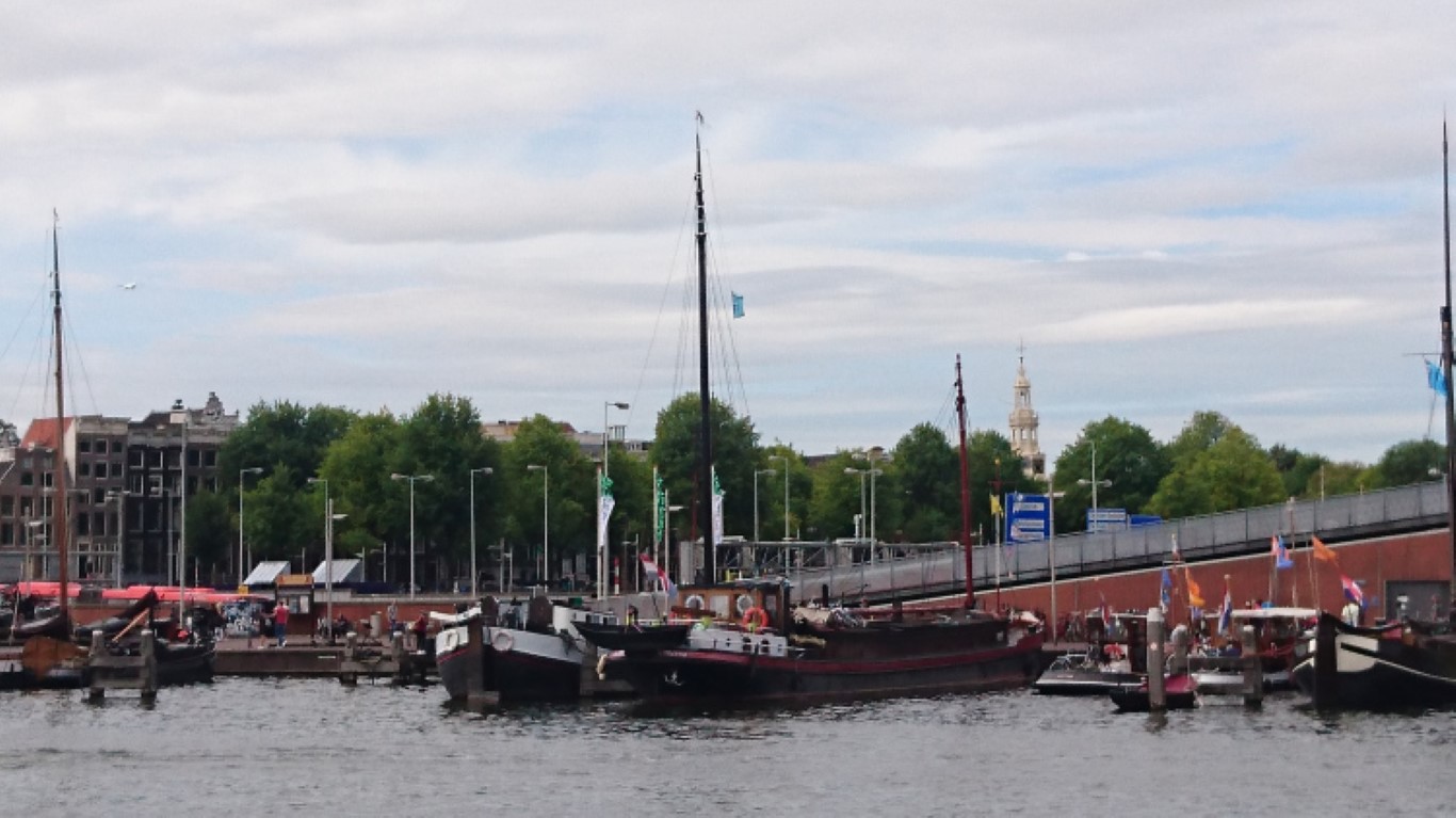 Historische haven Amsterdam
