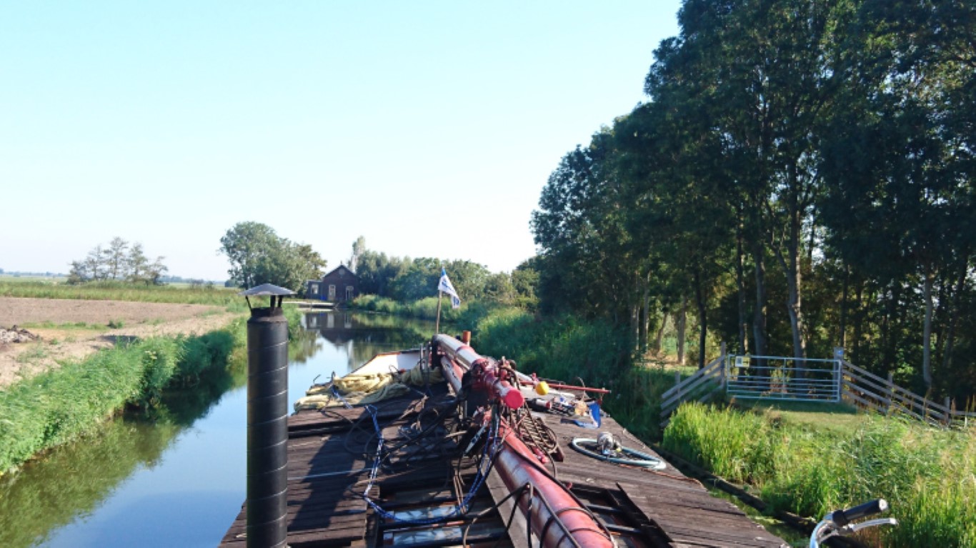 Varen door groen wonderland