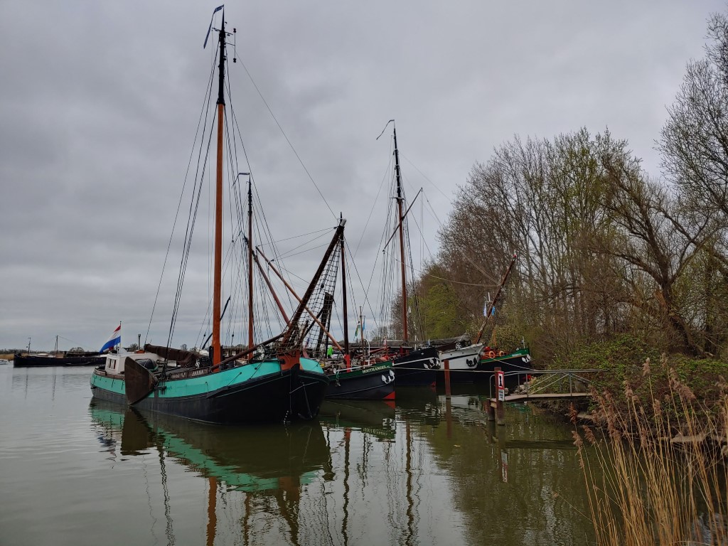 Historische schepen in de Biesbosch